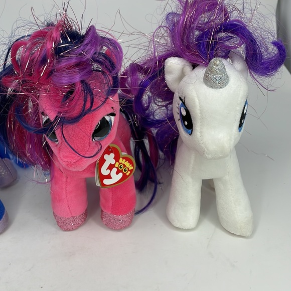 3 TY Beanie Babies My Little Pony Plush - Picture 4 of 17